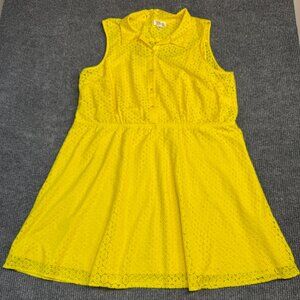 SOHO Apparel Ltd Dress Womens Sz 16W Sleeveless Button Front Under Cami